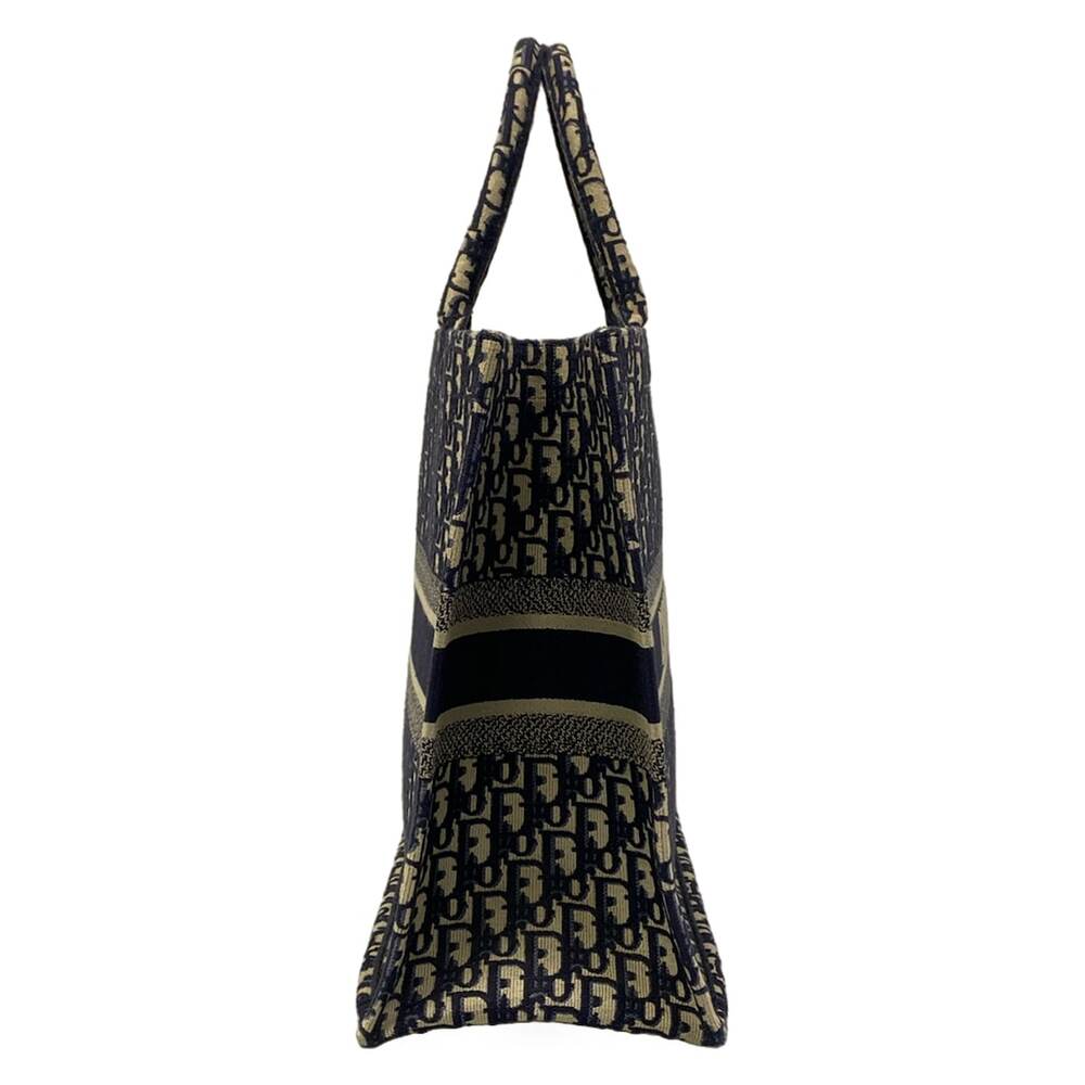 Christian Dior Book Tote Large Bag Tote Bag M1286ZRIT Beige Dark Navy - Picture 2 of 15